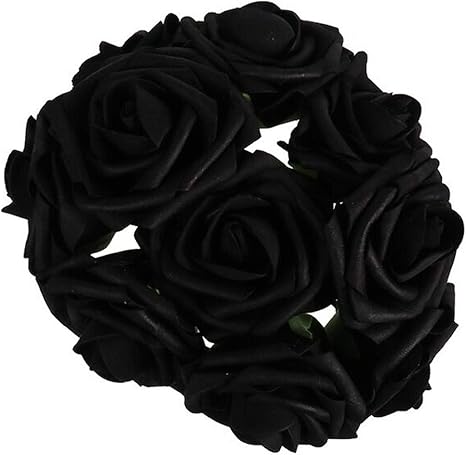 Amazon 結婚式 誕生日パーティーホーム装飾花人工ローズ チューリップの花のヘッドpuフェイクdiyと庭 バラの黒を 25pcsを 造花 オンライン通販 Amazon 結婚式 誕生日パーティーホーム装飾花人工ローズ チューリップの花のヘッドpuフェイクdiyと庭 バラの黒を 25pcsを 造花 オンライン通販