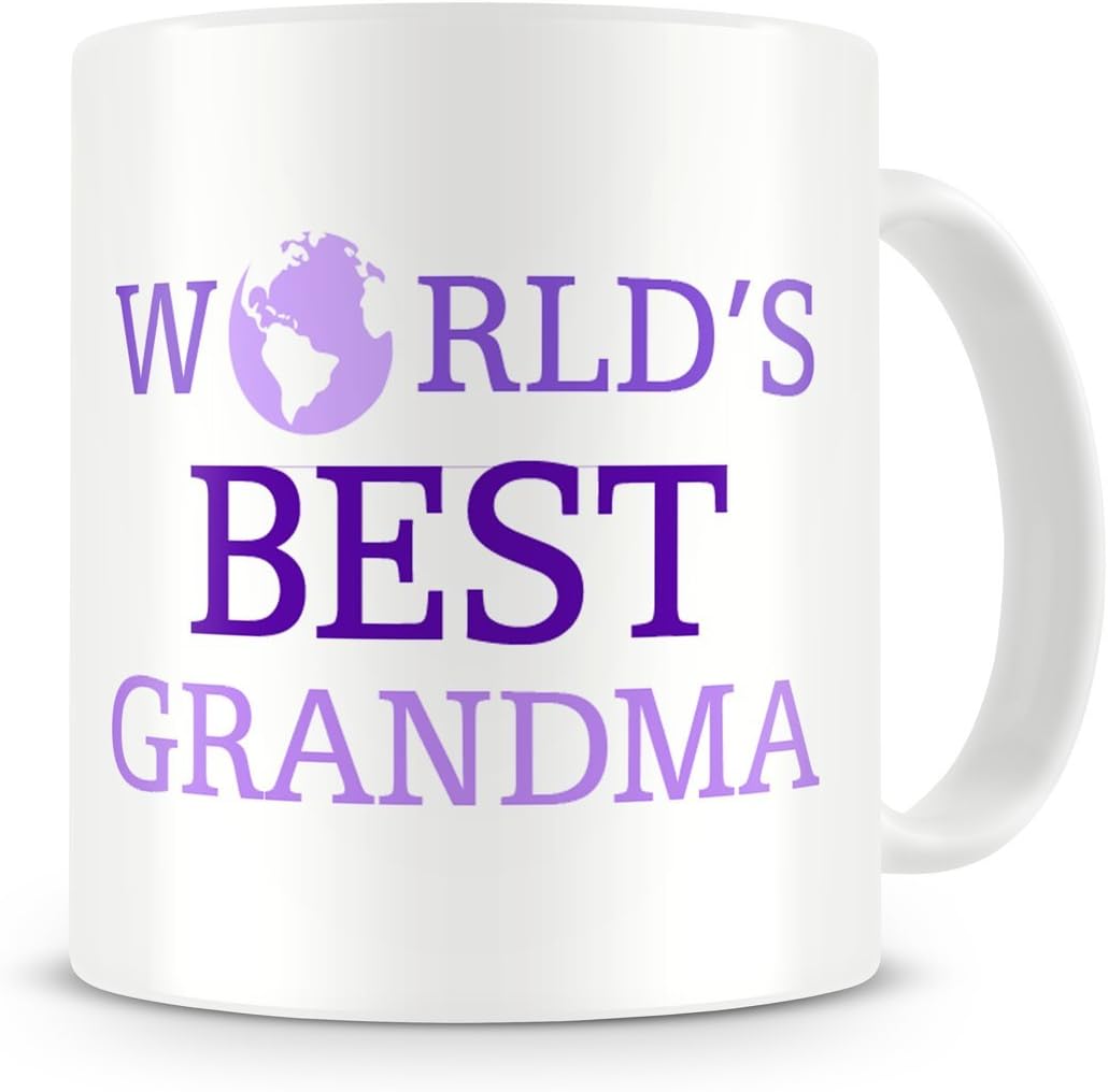 "Worlds Best Grandma" Mug Gift / Present For Grandma / Grandmother