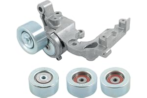 labwork Drive Belt Tensioner and 3 Pulley Replacement for Toyota 4runner 2003-2009 Replacement Part Number 1T132P111P30 1660331040
