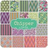 Chipper Fat Eighths Bundle (TP.CH.18FE) by Tula Pink for Freespirit