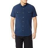 Unionbay Mens Short Sleeve Aero Tech Button-up Shirt