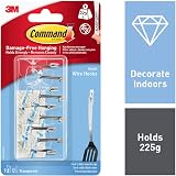 Command Clear Wire Hook Value Pack 9 Hooks 12 Strips Damage Free 225g view 2