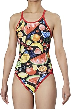 Amazon 水着 Toughsuitシリーズ スーパーフライバック フルーツ柄