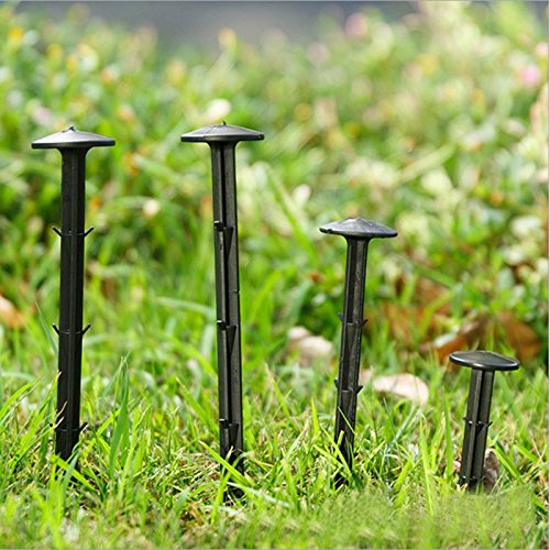 katoot @ 50pcs/lot jardín uñas pinzas negro PP 11/16/20 cm ...