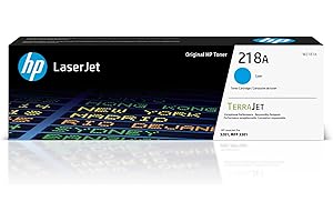 HP 218A Cyan Toner Cartridge | Works with Color Laserjet Pro 3201, MFP 3301 Series | W2181A
