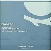 bird&be PCOS Supplement Powder | 40:1 Ratio Myo-Inositol & D-Chiro Inositol | PCOS Support & Hormonal Balance | Promotes Ovul