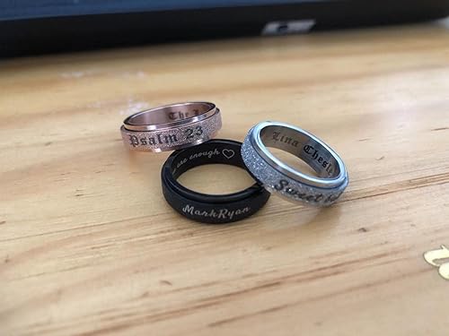 Engraved Rings Daddys Girl Ring Father Daughter Matching Rings 2025