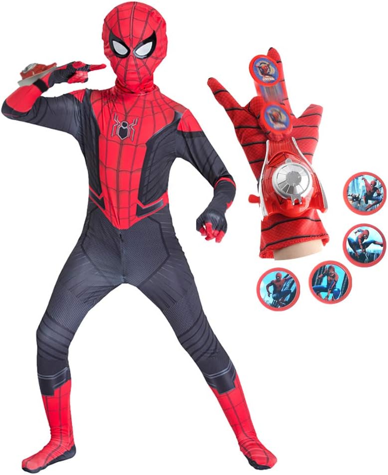 Superhero Kids Bodysuit Costumes Lycra Spandex Halloween Cosplay Costumes Black