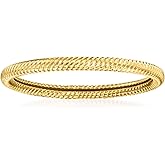 Pure Collection by Ross-Simons 14kt Yellow Gold Roped Ring