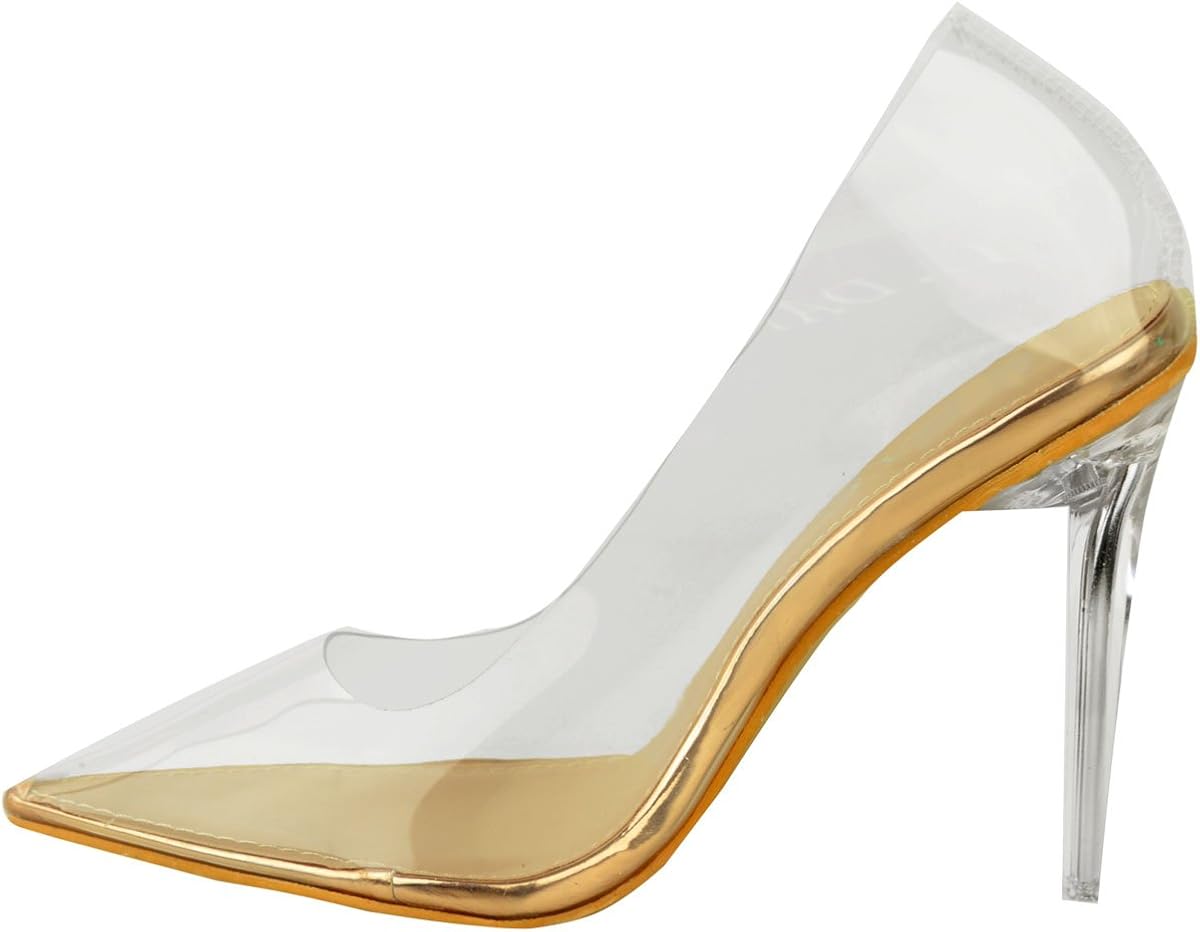clear perspex court heels