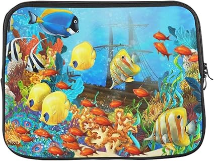Amazon デザインカスタム サンゴ礁イラスト 子供用 スリーブ ソフトラップトップケースバッグ ポーチ スキン Macbook Air 11インチ用 両面 Kuneh Pcバッグ ケース スリーブ 通販