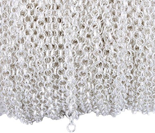 Dcatcher Rolo Chain Curb Chain Necklace Bulk Cable 11 Yards 2mm for Jewelry Making (Silver)