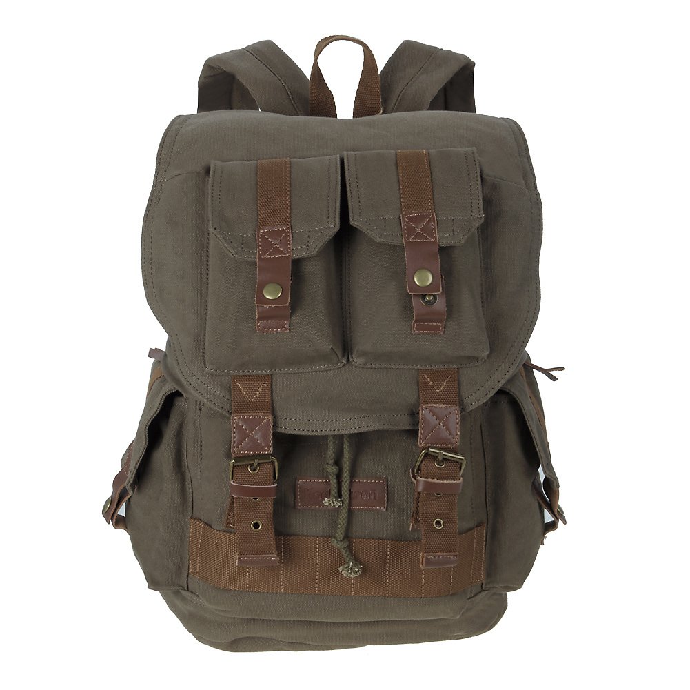 Koolertron Canvas DSLR SLR Camera Shoulder Bag Backpack