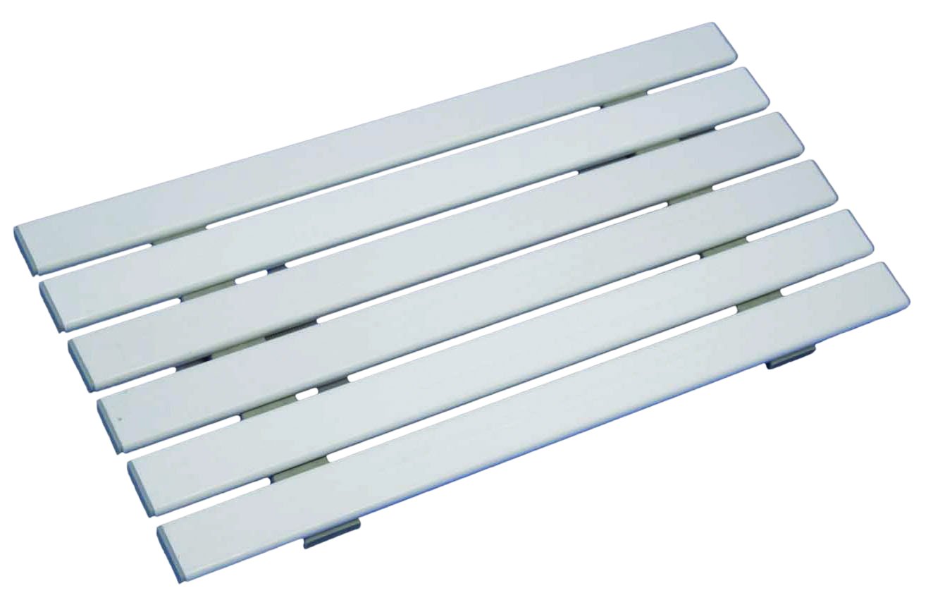 Aidapt White Width Adjustable Easy Clean Bath Board Bath Transfer Board to Fit Baths Between 510 and 600mm Bathroom Aid