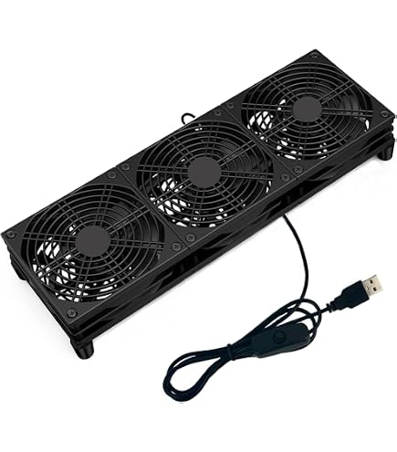 AC Infinity Kit Ventola Rack ROOF, silenzioso con Doppia Ventola e Regolatore di Velocità, per Raffreddamento AV, Home Theater, Rack da 48 cm, 19 Pollici