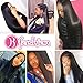 10A Brazilian Hair Straight Remy Human Hair Weave 4 Bundles 20 22 24 26Inch Unprocessed Brazilian Straight Hair Bundles Natural Black Color Straight Hair Extensions
