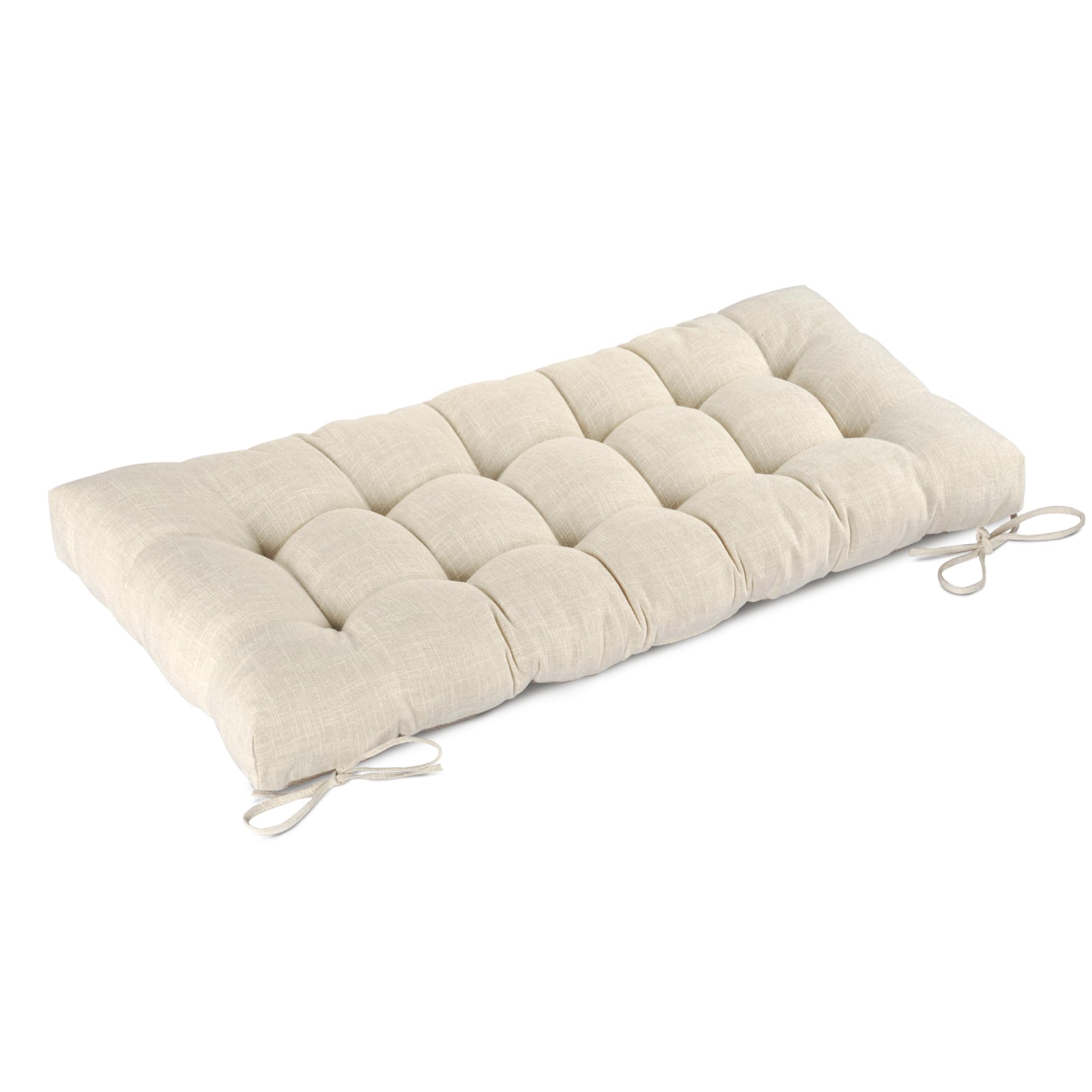 Photo 1 of FlyGulls Bench Cushion for Indoor Furniture 46.5 x 19 inch Rectangle Bench Seat Cushion for Bay Window Entryway Bench Thick Textured Chair Cushion with Non-Slip Backing 1 Pack, Beige