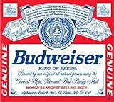 Budweiser Beer Drink Bumper Sticker 5