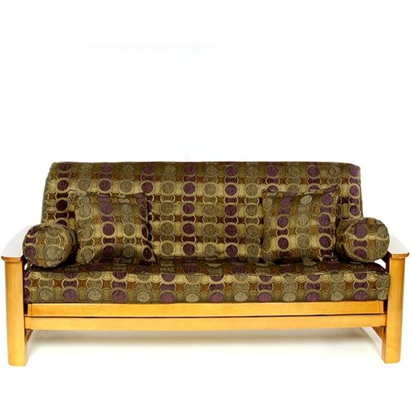 Amazon Com Royal Heritage Home Lifestyle Covers Full Futon Cover Full Size Fits 6 8 Inch Mattress 54 X 75 Inches Chipotle Kitchen Dining