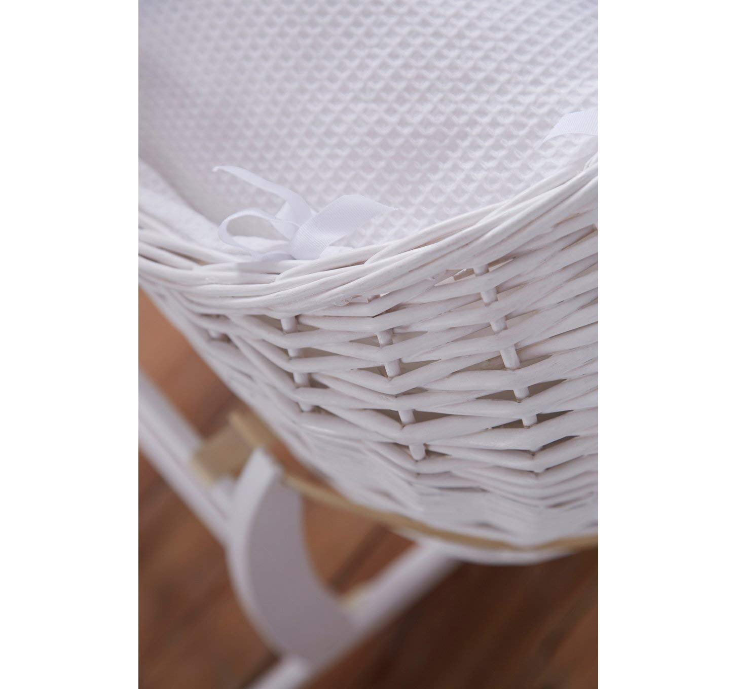 white noah pod moses basket