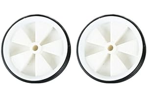 EMVANV Kids Bicycle Training Wheels, 1 Pair Bike Assist Wheel Balance Stabilisers Training Tool Low Noise Rubber Bike Replacement Stabilizer Wheels(White)