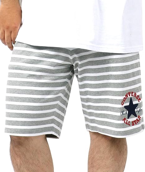 Amazon コンバース Converse ショートパンツ メンズ 大きいサイズ ボーダー 無地 ロゴ サガラ刺繍 スウェット ハーフパンツ ショートパンツ 通販