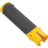 IDEAL Electrical Lil Ripper Stripper, 45-025, Slitting Blade | Compact wire stripper combines a slitting blade, V-notch, and flat blade clip for cable prep. Pocket-sized design.