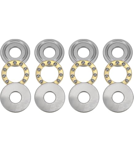 2pcs 51107 Thrust Ball Bearings 35x52x12mm Chrome Steel ABEC3 Single Row Roller | Australia