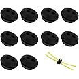 10 PCS Rubber Fuel Grommet Universal Petrol Fuel Pipe Grommet Pipe Hose Washer Grommet Tube Seal Kit for Brush Cutter Trimmer