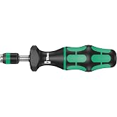 Wera 05074710001 Kraftform 7445 Hexagon Torque Screwdriver, 1/4" Head, 2.5-11.5"/lbs Variable Torque Adjustment Range
