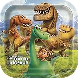 The Good Dinosaur 9 Square Plates [8 per Pack]
