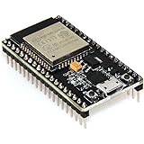 HiLetgo ESP-WROOM-32 ESP32 ESP-32S Development Board 2.4GHz Dual-Mode WiFi + Bluetooth Dual Cores Microcontroller Processor Integrated with Antenna RF AMP Filter AP STA Arduino IDE
