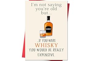 FANCU Funny Birthday Cards for Men, Husband, Boyfriend, Him – Happy Birthday Gifts for Friend's,Birthday Decorations