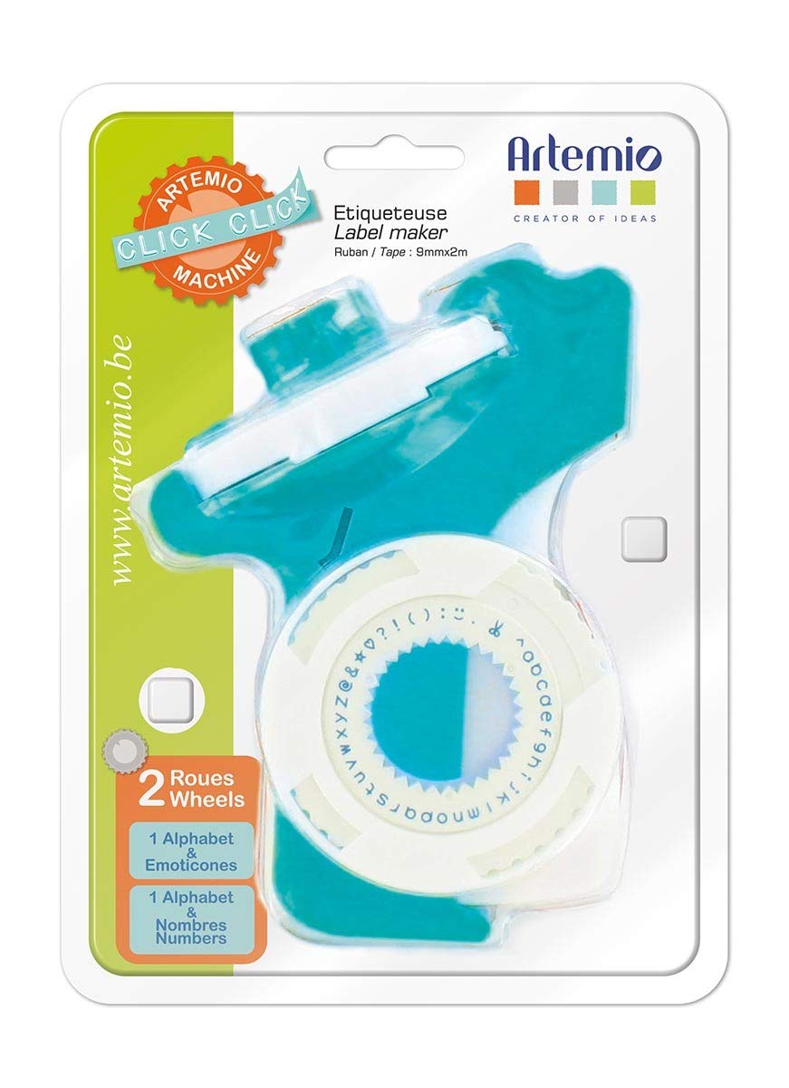 Artemio 14 cm Click Click Large Model Label Maker,Pink