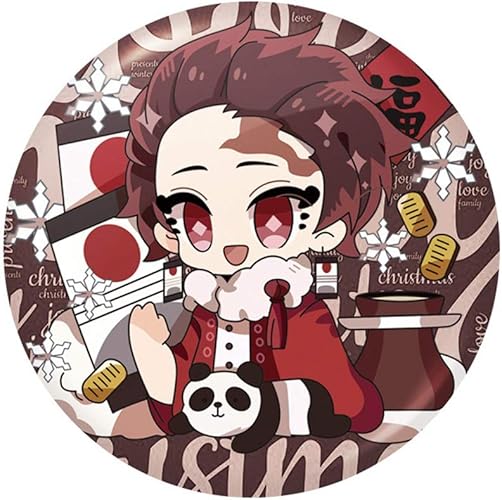 nobrand Anime Demon Slayer Kimetsu no Yaiba Pins Button Badge for Clothes Backpack Cosplay Gift