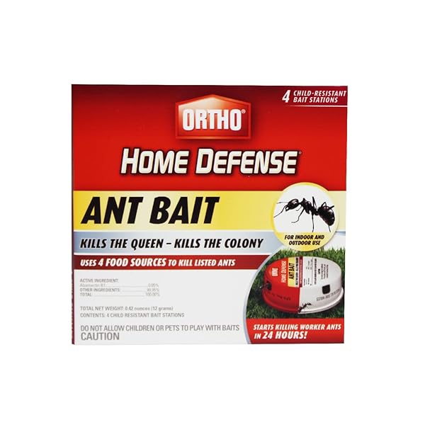 ORTHO HOME DEFENSE 4PK METAL OUTDOOR/INDOOR BAIT STATIONS