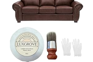 GENERIC Luxgrove - Leather & Furniture Repair Salve, Luxgrove Leather Salve Cream, Furniture Repair Salve Applicator Brush (1, White)