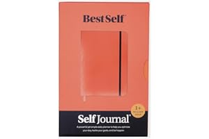 BESTSELF CO. BestSelf Self Journal 13-Week Productivity Journal with Prompts, Undated Planner and Guided Journal for Women and Men, Coral