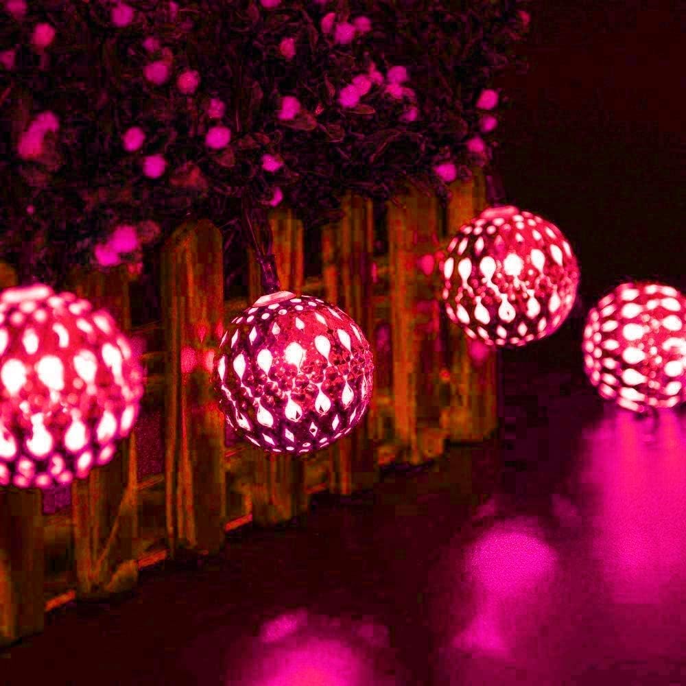 moroccan style string lights