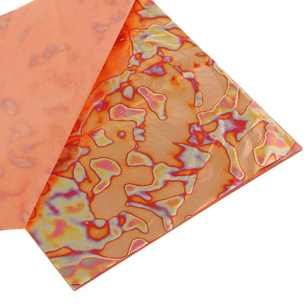 25 Sheets Variegated Sheets, Paper for DIY, Crafts, Decor, 5.5 X 5.5 Inch, Pattern 1