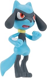 Pokémon Battle Figure 6 Pack Pikachu Cleffa Riolu Geodude Omanyte Kabuto 2-inch view 7