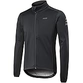 ARSUXEO Winter Cycling Jacket for Men Softshell Fleece MountainBike Biking Bicycle Jacket Thermal Windbreaker