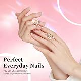 Ceboic 24Pcs French Short Square Press On Nails Pink Gradient with Glue-On view 7