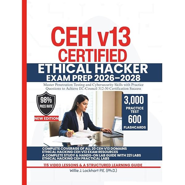 Amazon.com: CEH V13 Exam Prep 2025-2027: Master Ethical Hacking