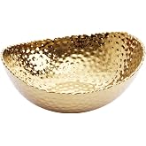 Pampa Bay Milennium Large Oval Bowl, 9-inches, Gold
