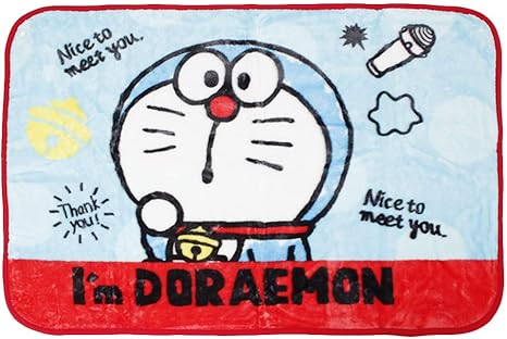 Amazon Co Jp ドラえもん ひざ掛け毛布 マイヤーブランケット ドット サンリオ スポーツ アウトドア