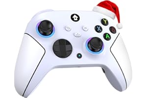 SZDILONG 2.4GHz Wireless Controller for Xbox Controller, Xbox One Series X|S Consoles, PC Windows, Steam, with 7 Colors RGB Light/1000mAh Battery/Programmable/Turbo, Dual Vibration/3.5mm Audio Jack