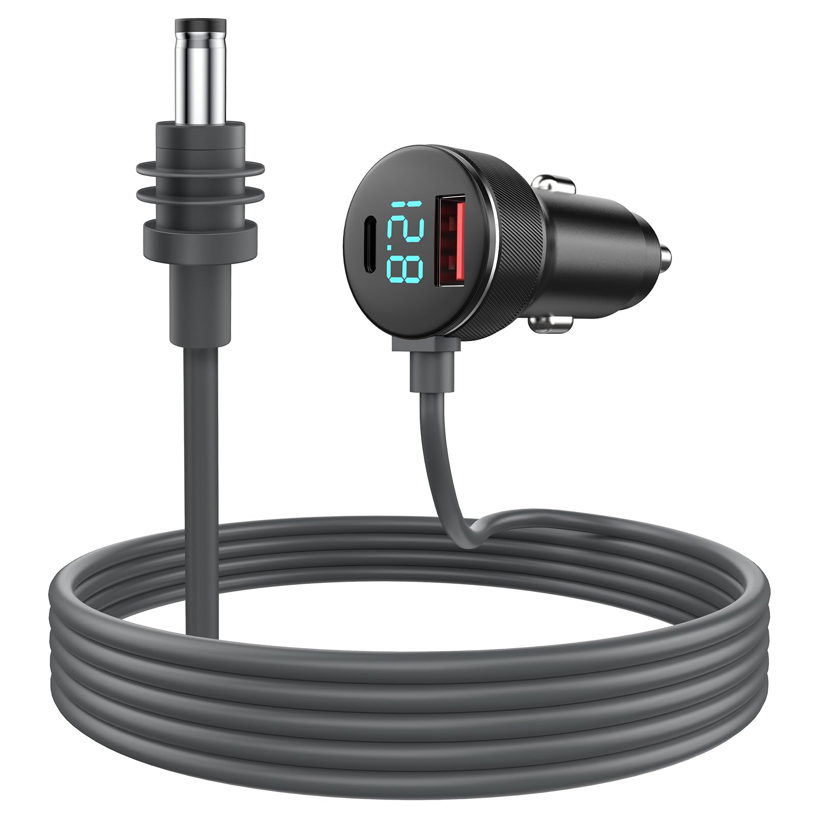 3-in-1 Starlink Mini Cable 10ft/3m, High Speed Charging USB C/USB A Ports, 12-48V Starlink mini car Charger to DC Cable Waterproof Accessorys