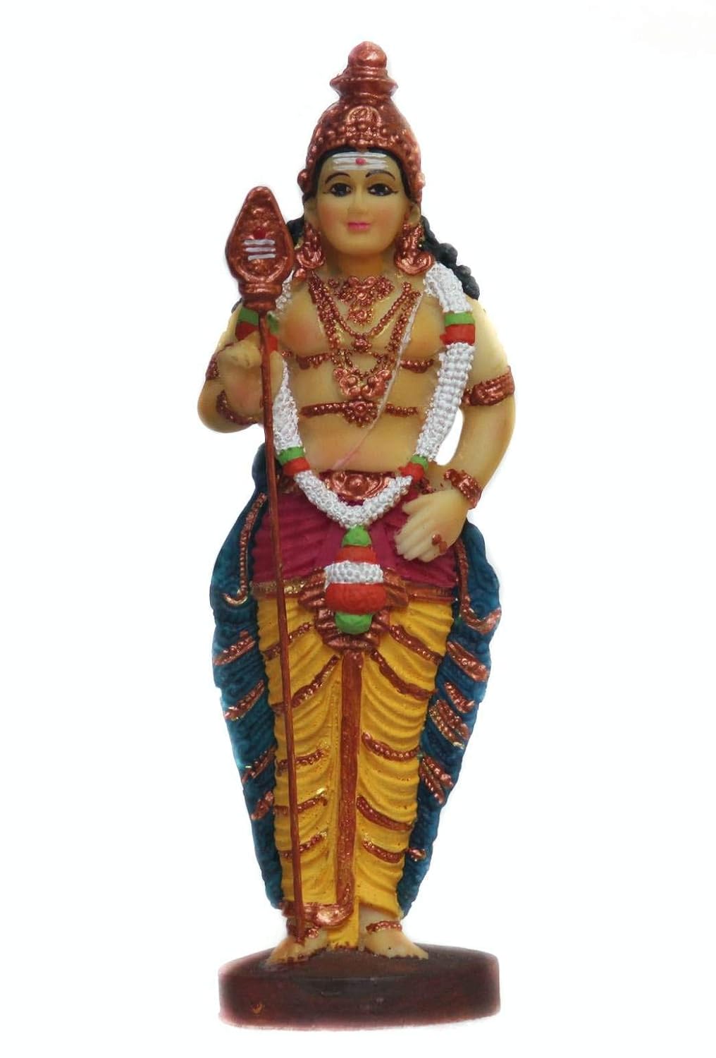 Buy ArteHouse Murugan Statue with Vel, 21 cm, Gold Online at Low Prices