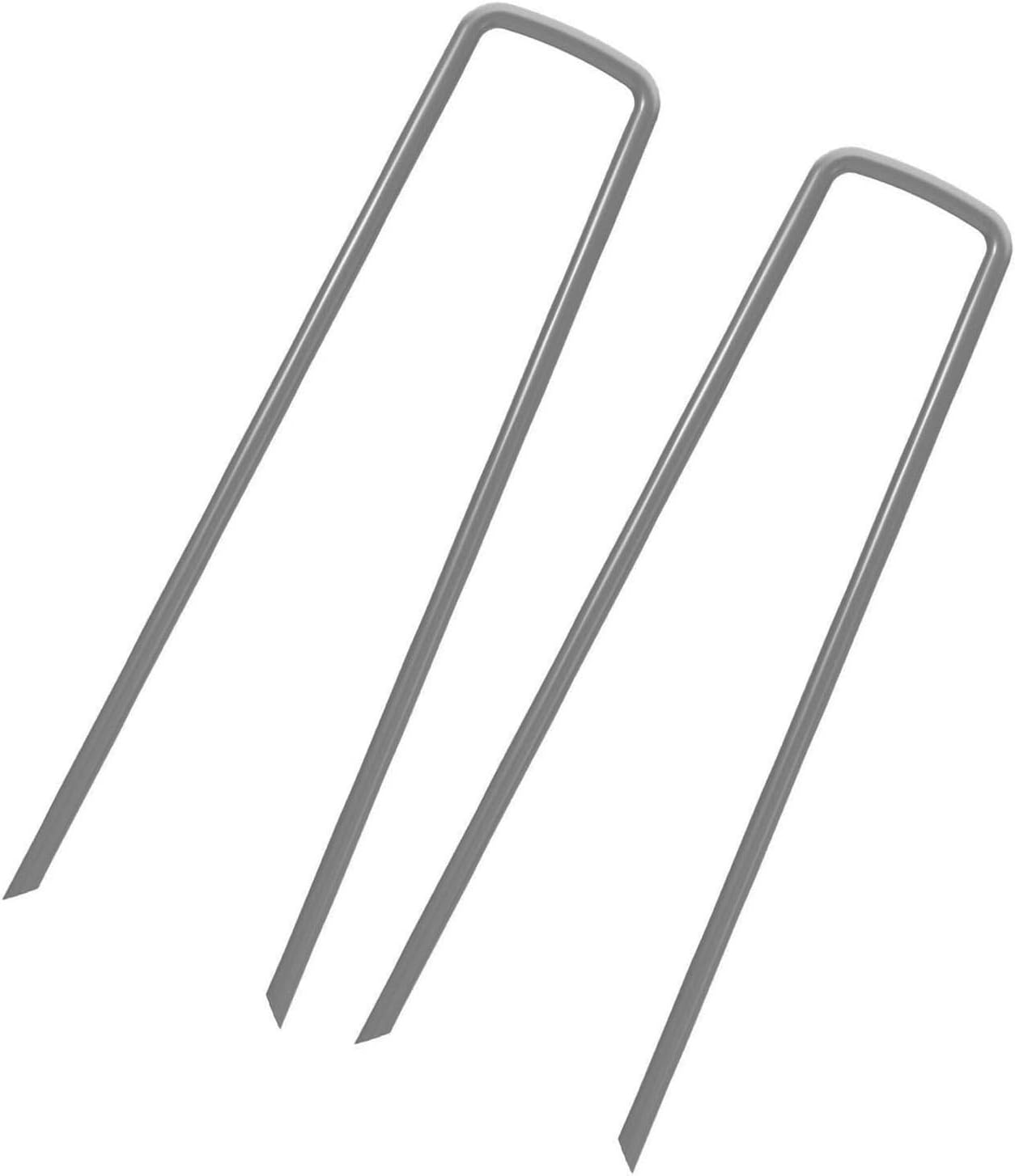 OuYi Garden Pegs Ground Pegs Staples Landscape Sod Stakes, 100 Pack 6